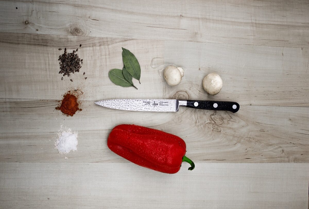 couteau et legumes