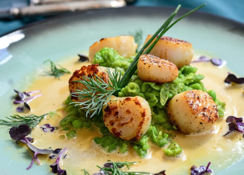 entree plat de saint jacques
