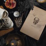decoration halloween tete de mort